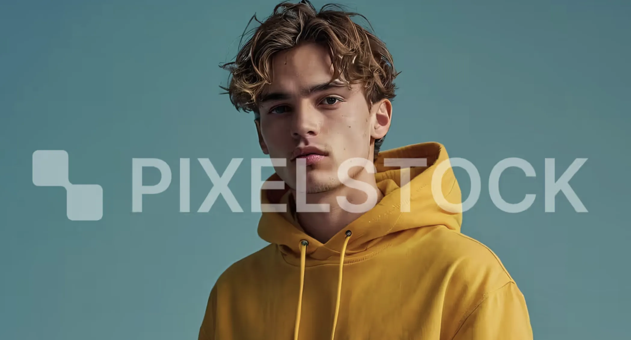 Original image with watermark or logo overlay